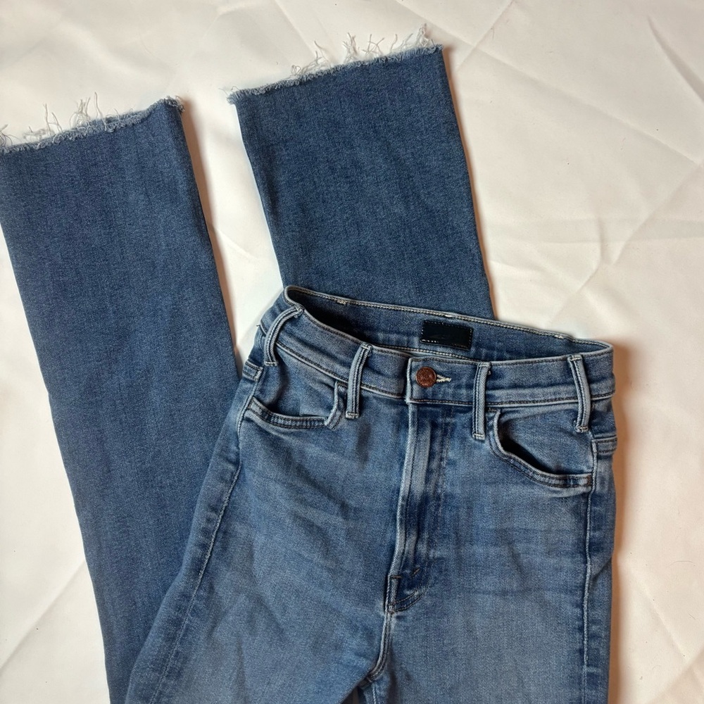 MOTHER Women's Straight Leg Jeans - Blue